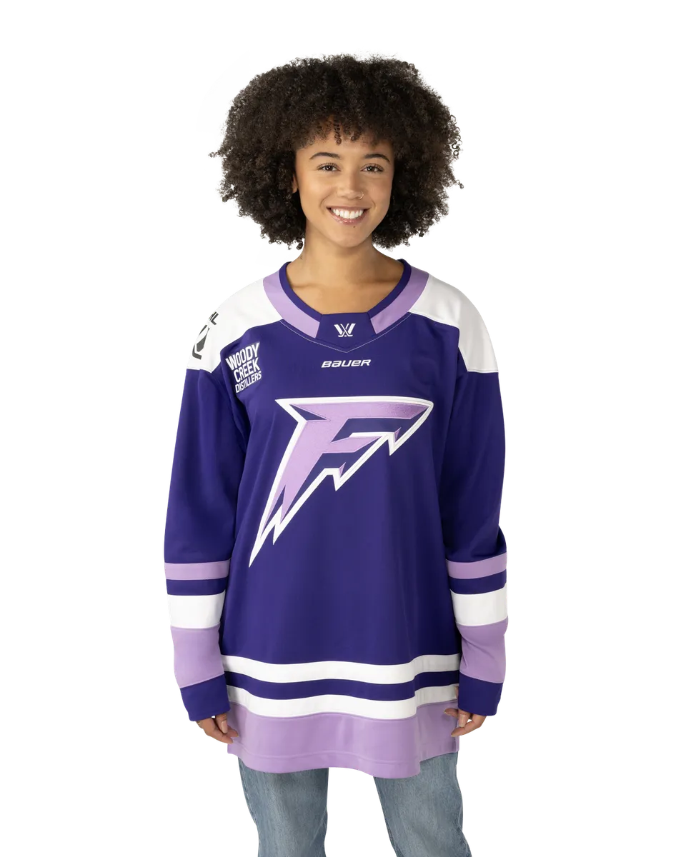 bauer-maglia-pwhl-minnesota-frost-home-replica-adulto image 1