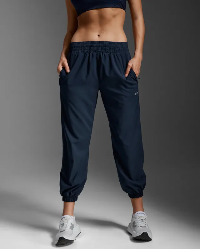 2xu-aero-hi-rise-woven-jogger-pantalone-donna-blu image 1