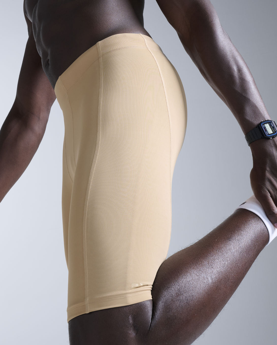 2xu-core-compression-short-pantaloncino-training-beige image 4