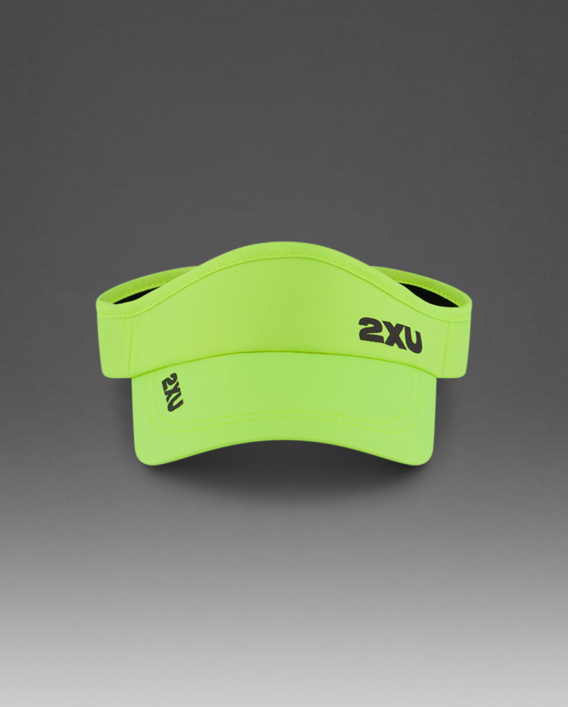 2xu-run-visor-visiera-running-giallo-fluo-unisex image 2