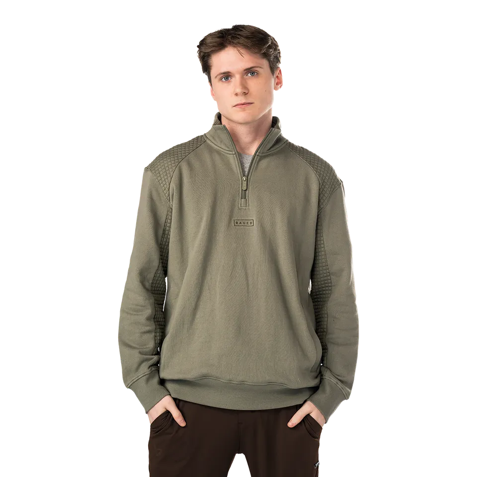 bauer-fireside-quilted-mezza-zip-senior-felpa-cotone image 1