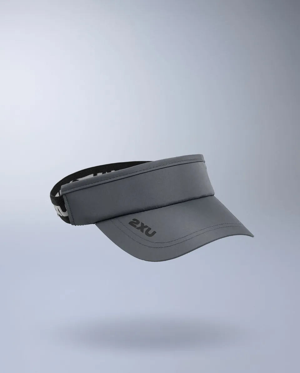 2xu-performance-visor-grigio-visiera-running-unisex image 1