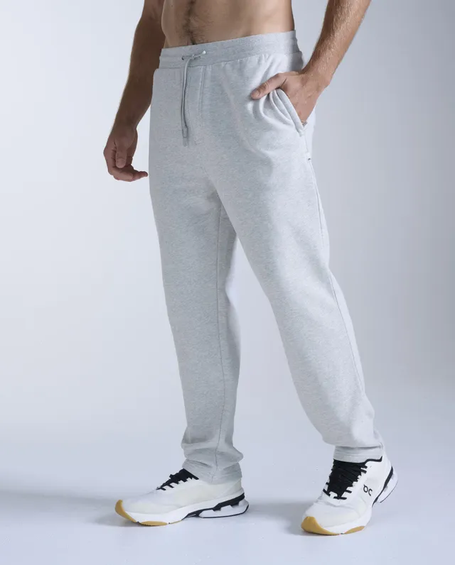 2xu-ez-straight-leg-organic-cotton-trackpants-grigio-pantaloni-tuta-uomo image 1