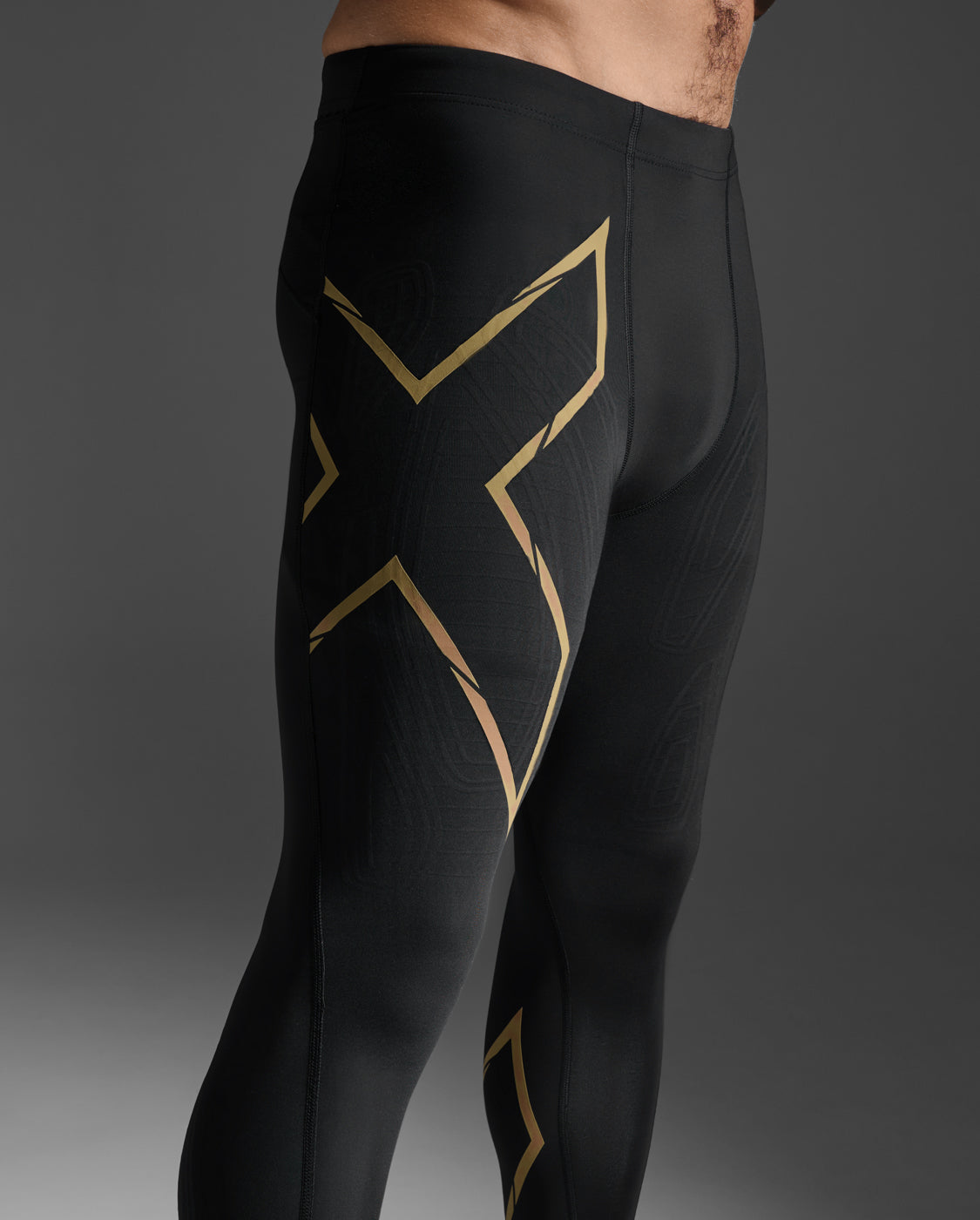 2xu-light-speed-collant-compressione-running-nero image 5