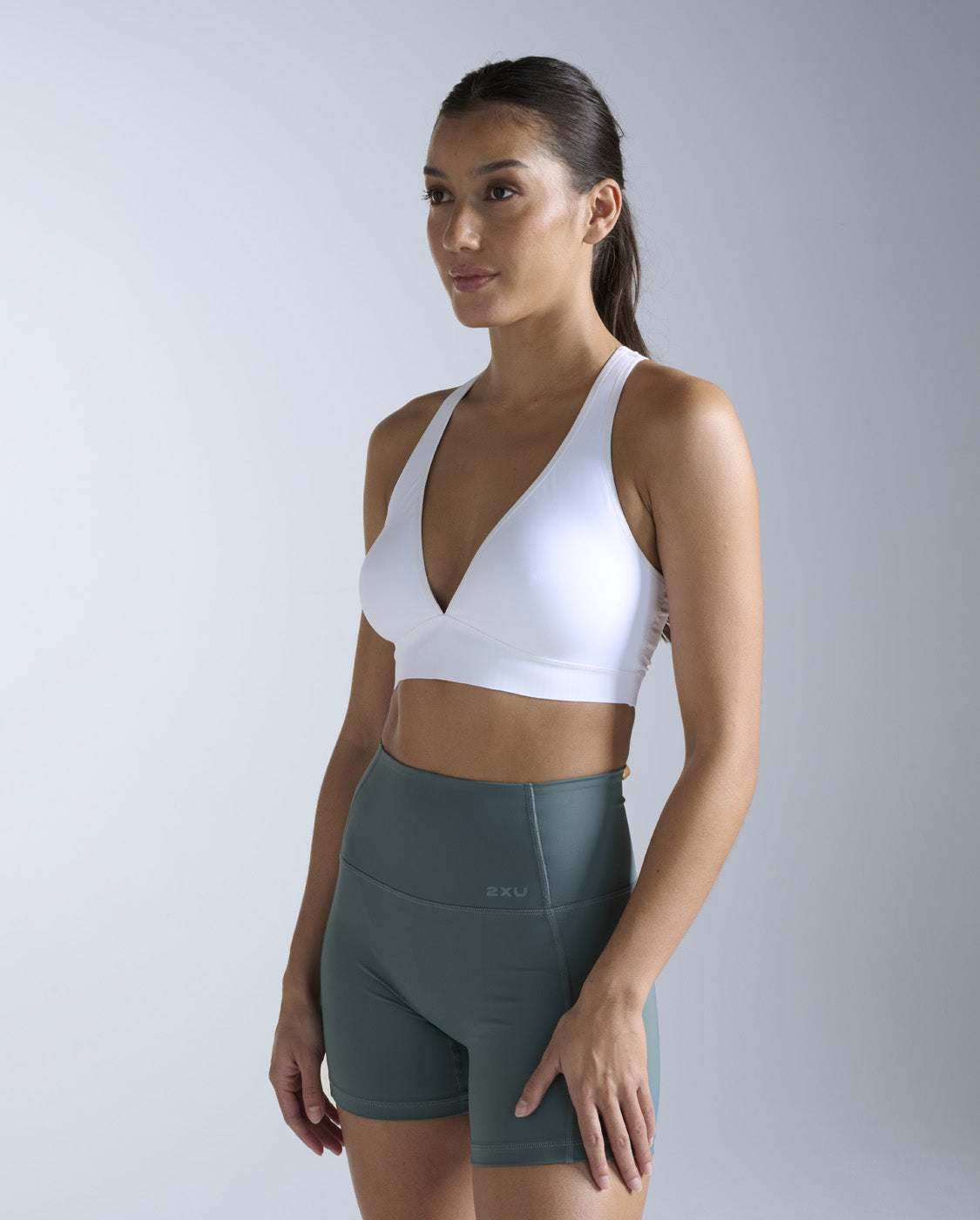 2xu-feather-flex-bonded-cross-back-bra-donna-reggiseno-sport-bianco image 7