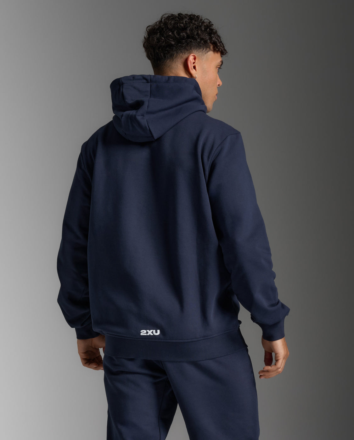 2xu-aspire-felpa-full-zip-hoodie-uomo-blu-navy image 3