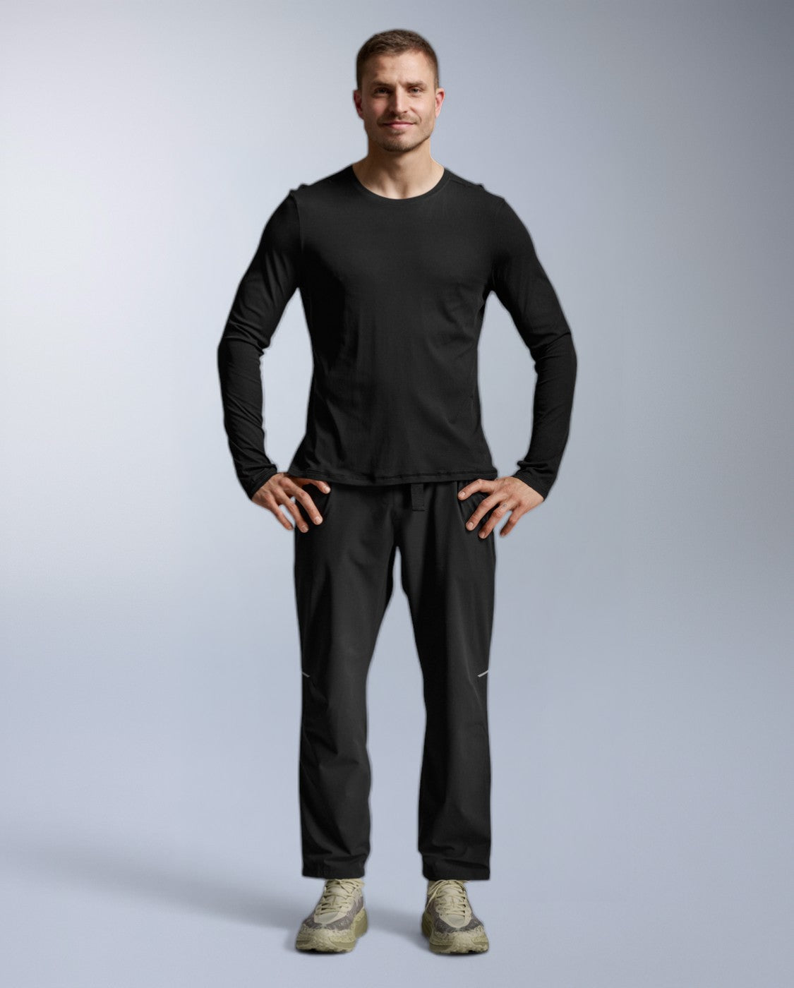 2xu-aero-trail-long-sleeve-maglia-trail-uomo-nera-manica-lunga image 4