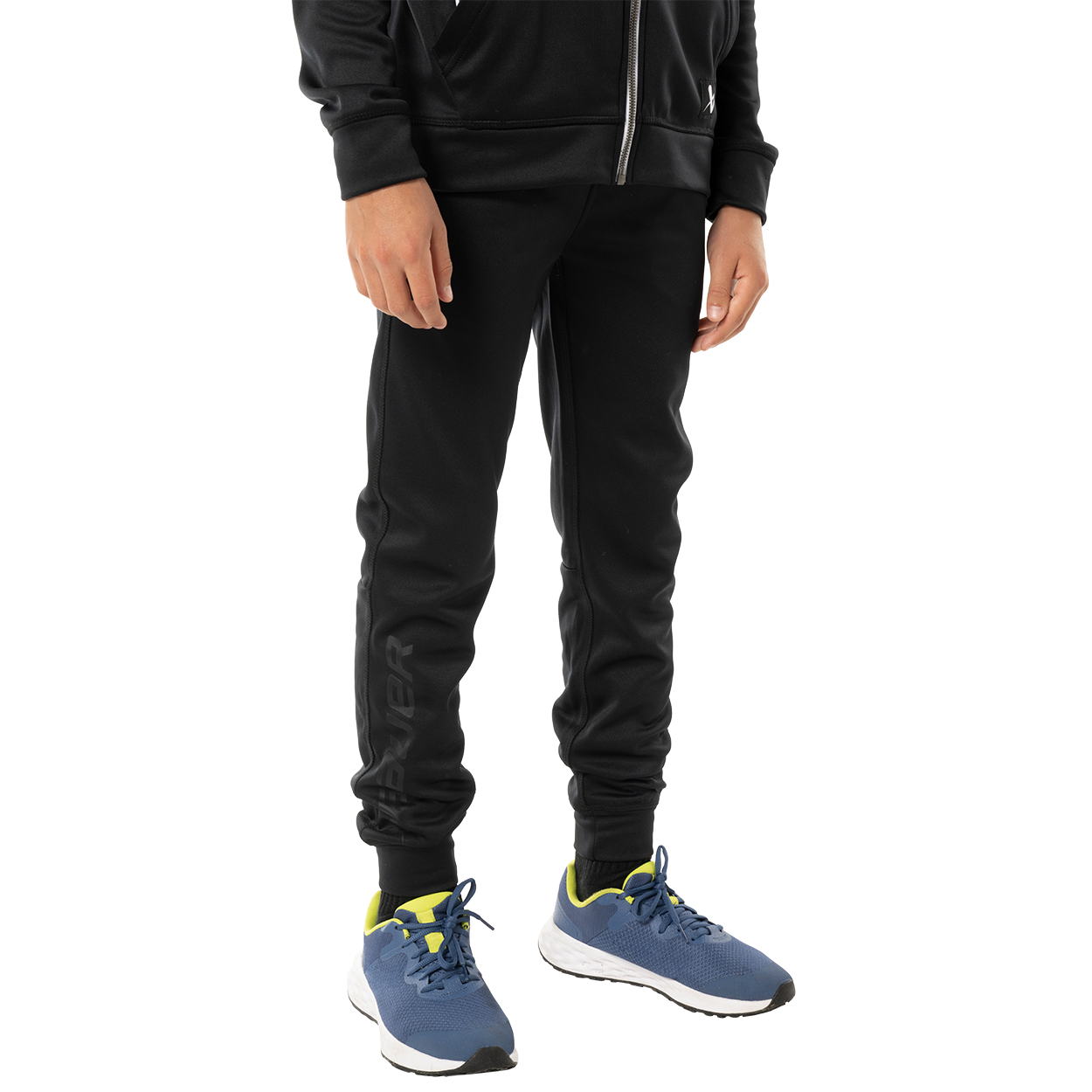 bauer-team-fleece-jogger-youth-pantaloni-tuta-hockey-ragazzo image 3
