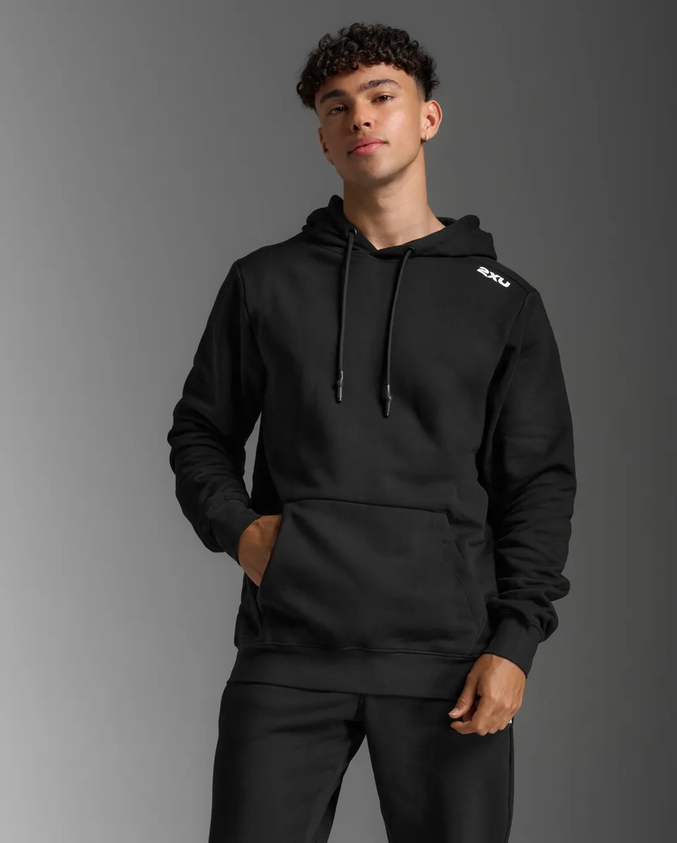 2xu-aspire-pullover-hoodie-felpa-uomo-nero image 1