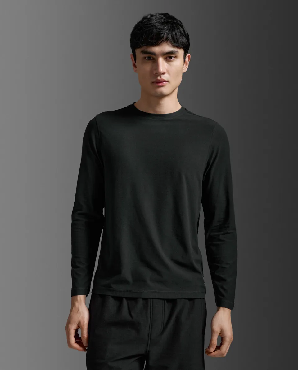 2xu-signature-soft-jersey-maglia-training-manica-lunga-uomo-regular-fit image 1