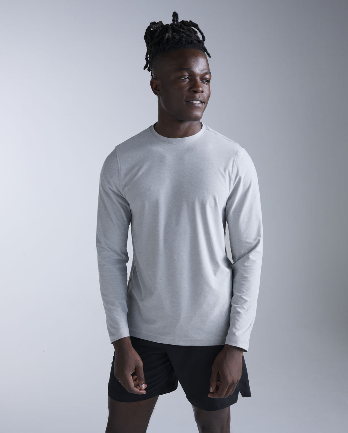 2xu-signature-maglia-manica-lunga-uomo-grigio-regular-fit image 1