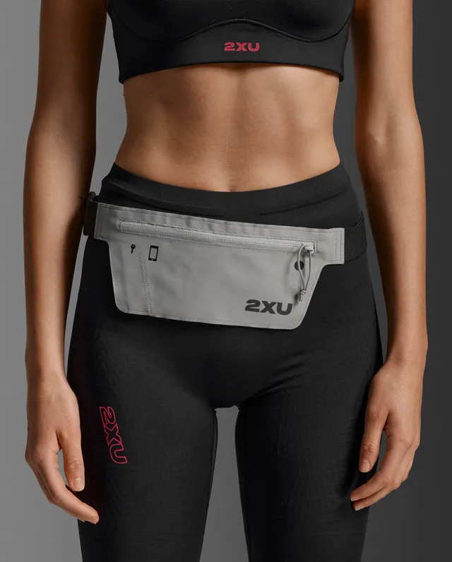 2xu-slim-run-belt-cintura-running-grigia image 1