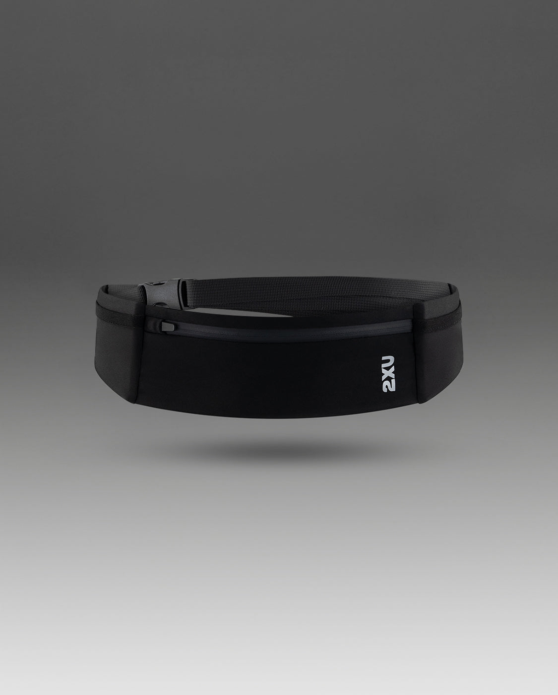 2xu-run-belt-cintura-running-nera-con-zip image 1