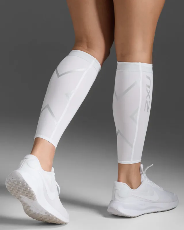 2xu-compression-calf-guards-gambali-a-compressione-bianco image 1