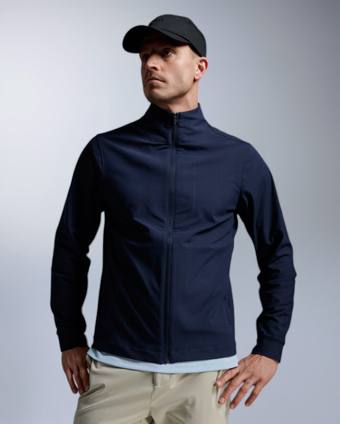 2xu-signature-hybrid-jacket-giacca-training-blu-regular image 1