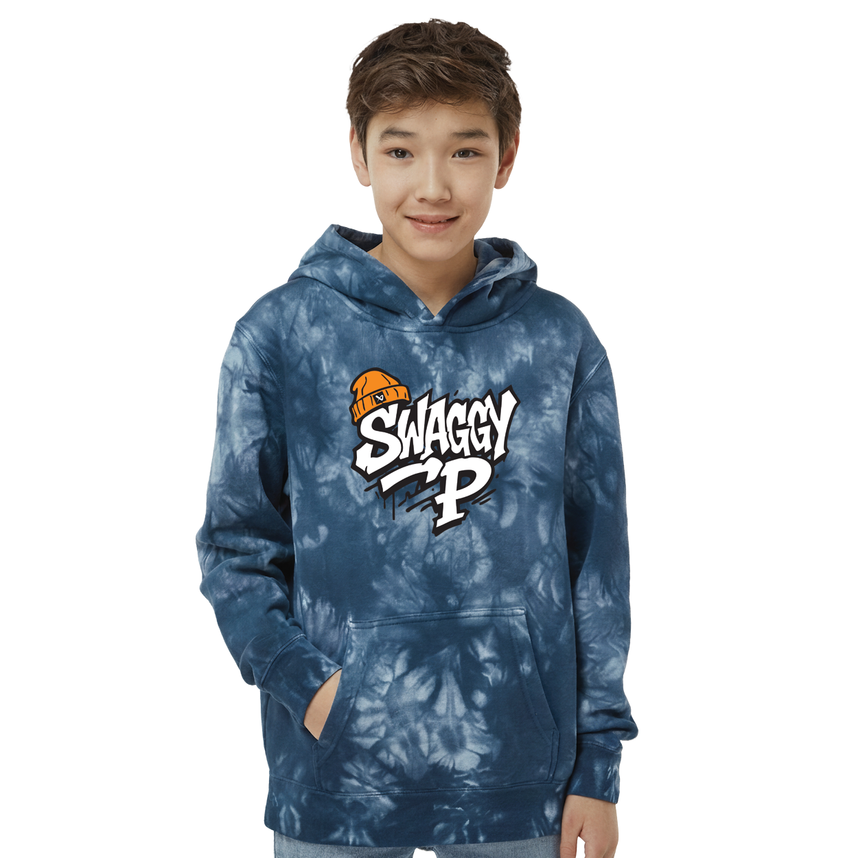 bauer-x-swaggy-felpa-con-cappuccio-youth-tie-dye-collaborazione-swaggy-p image 1