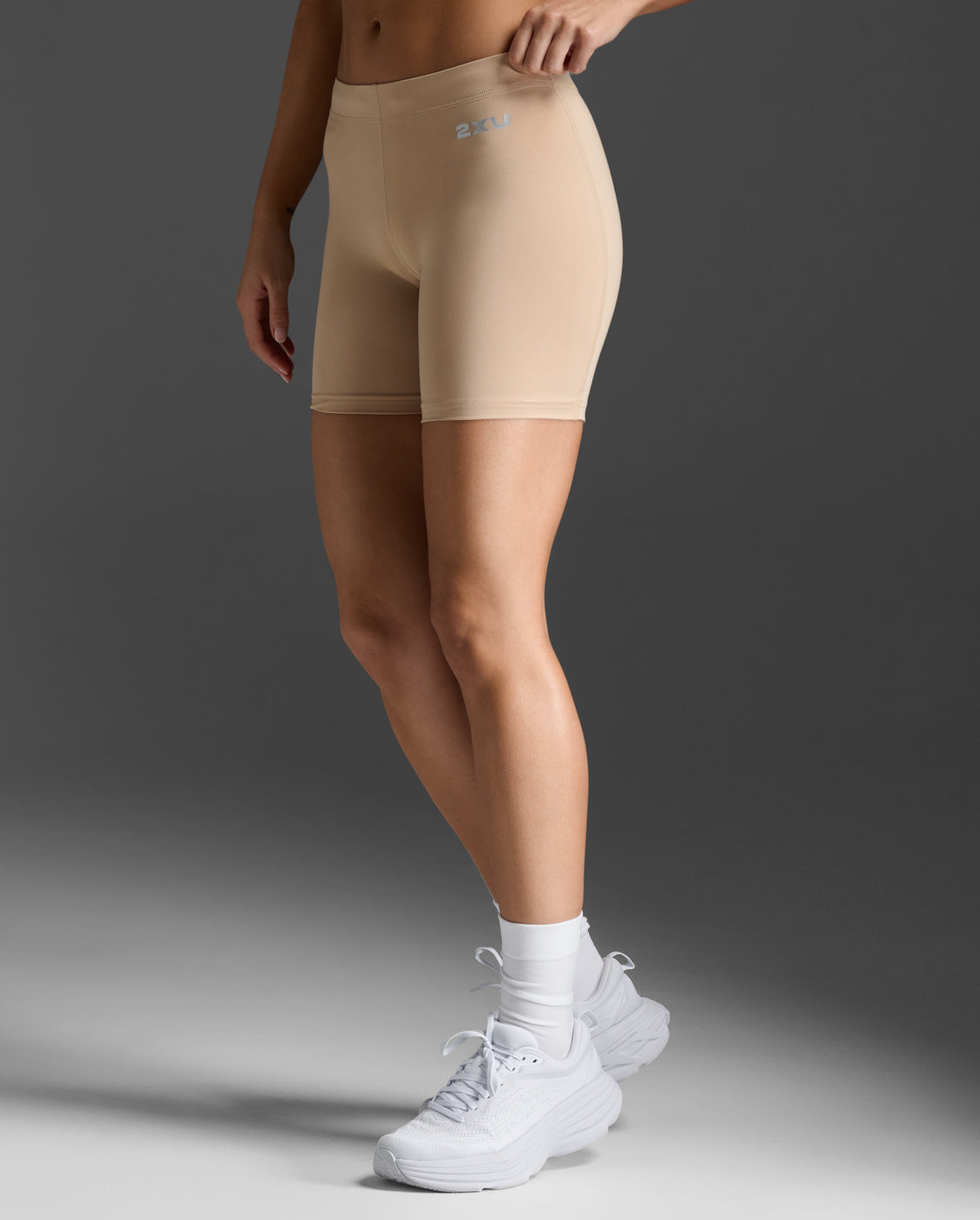2xu-core-compression-5-game-day-shorts-beige image 3