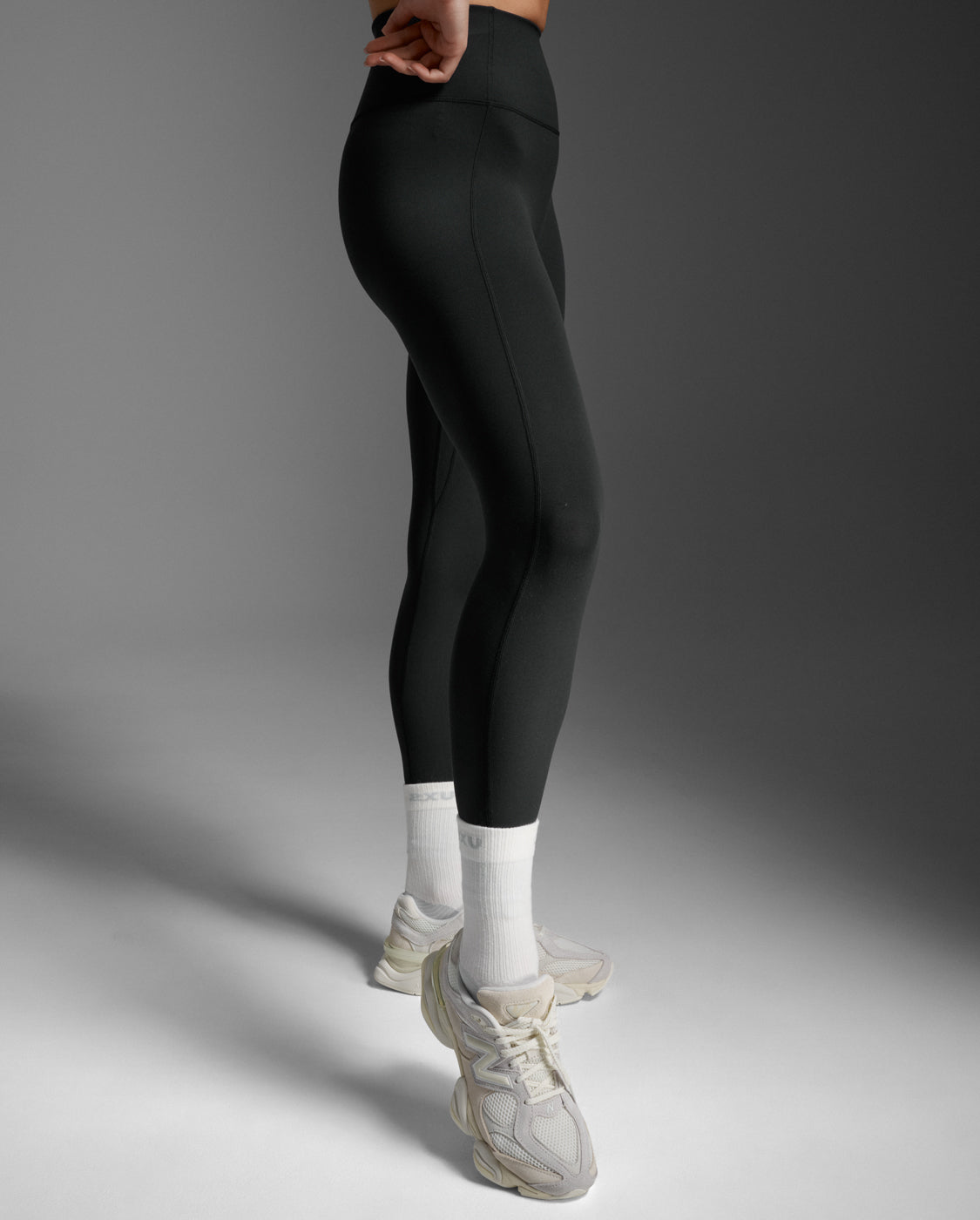 2xu-fluid-hi-rise-tights-donna-nero image 3