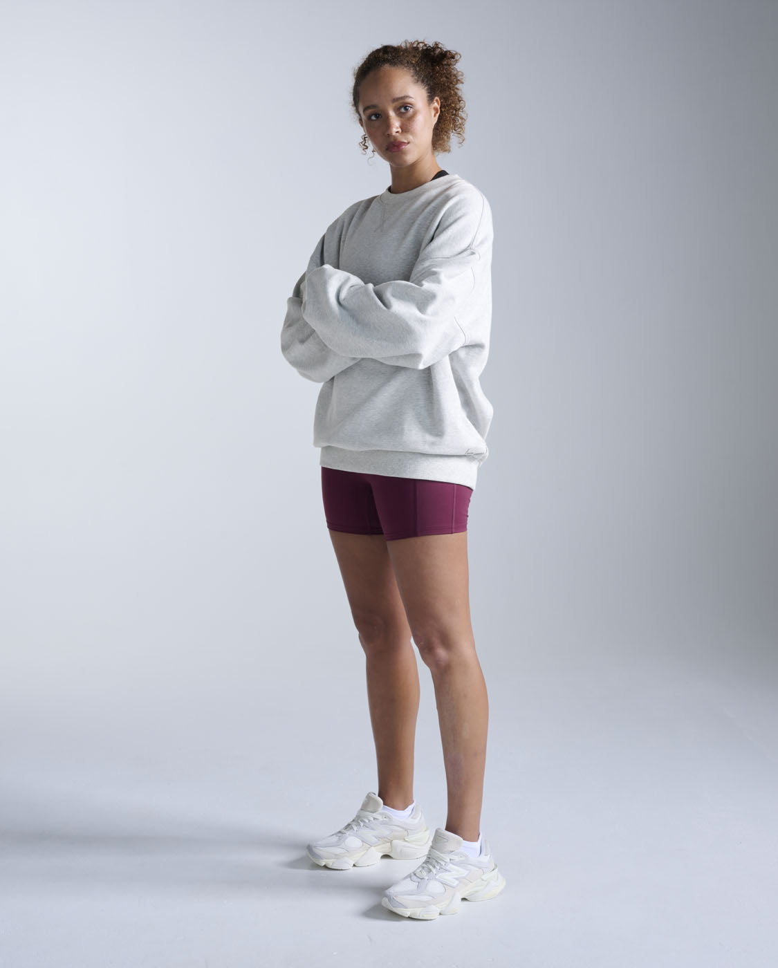 2xu-ez-oversized-organic-cotton-crew-felpa-unisex-grigio image 7