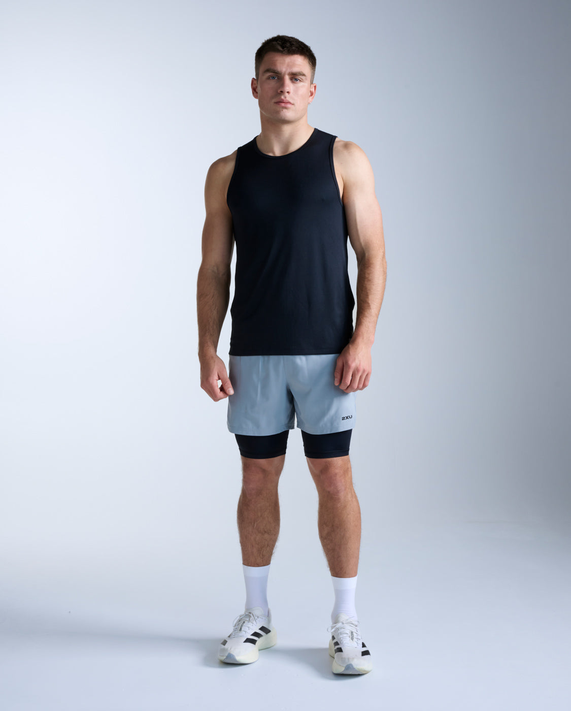 2xu-aero-canotta-running-uomo-nera-mesh-traspirante image 6