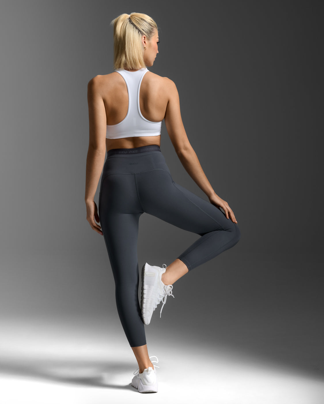 2xu-form-stash-hi-rise-compression-7-8-tights-donna-con-tasche-grigio image 3