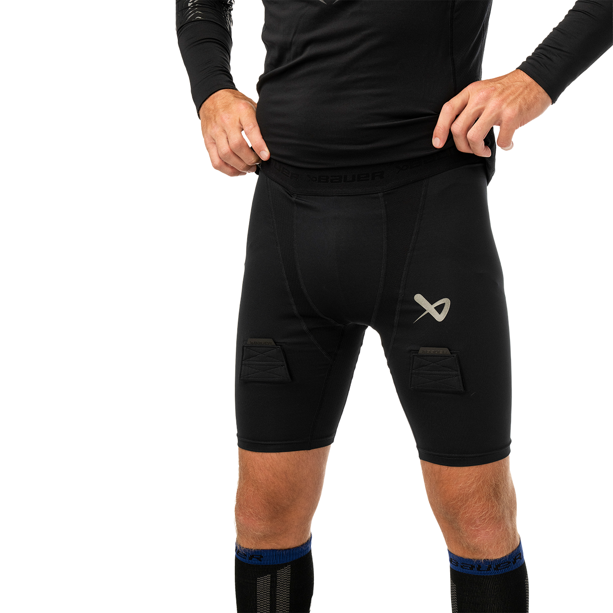 bauer-performance-baselayer-jock-short-senior-pantaloncino-compressivo-con-tasca image 1