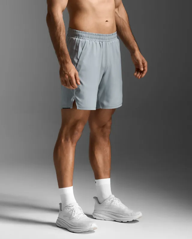 2xu-aero-7-inch-shorts-unlined-uomo-grigio-slim image 1