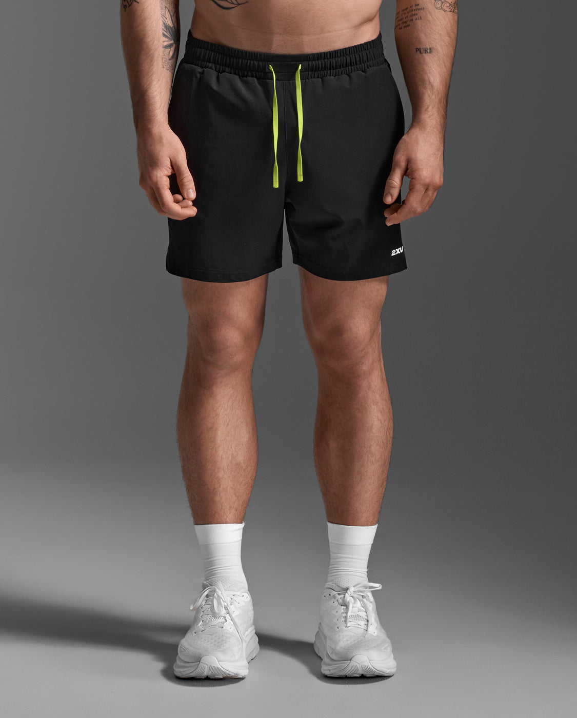 2xu-aero-hybrid-swim-shorts-running-nuoto-nero image 2