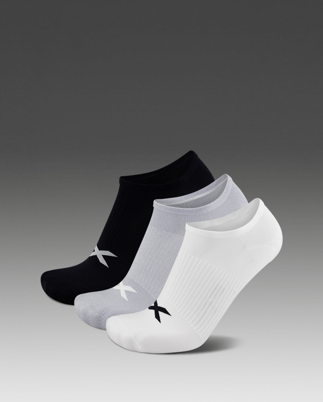 2xu-invisible-socks-3-pack-calzini-running-corti image 1