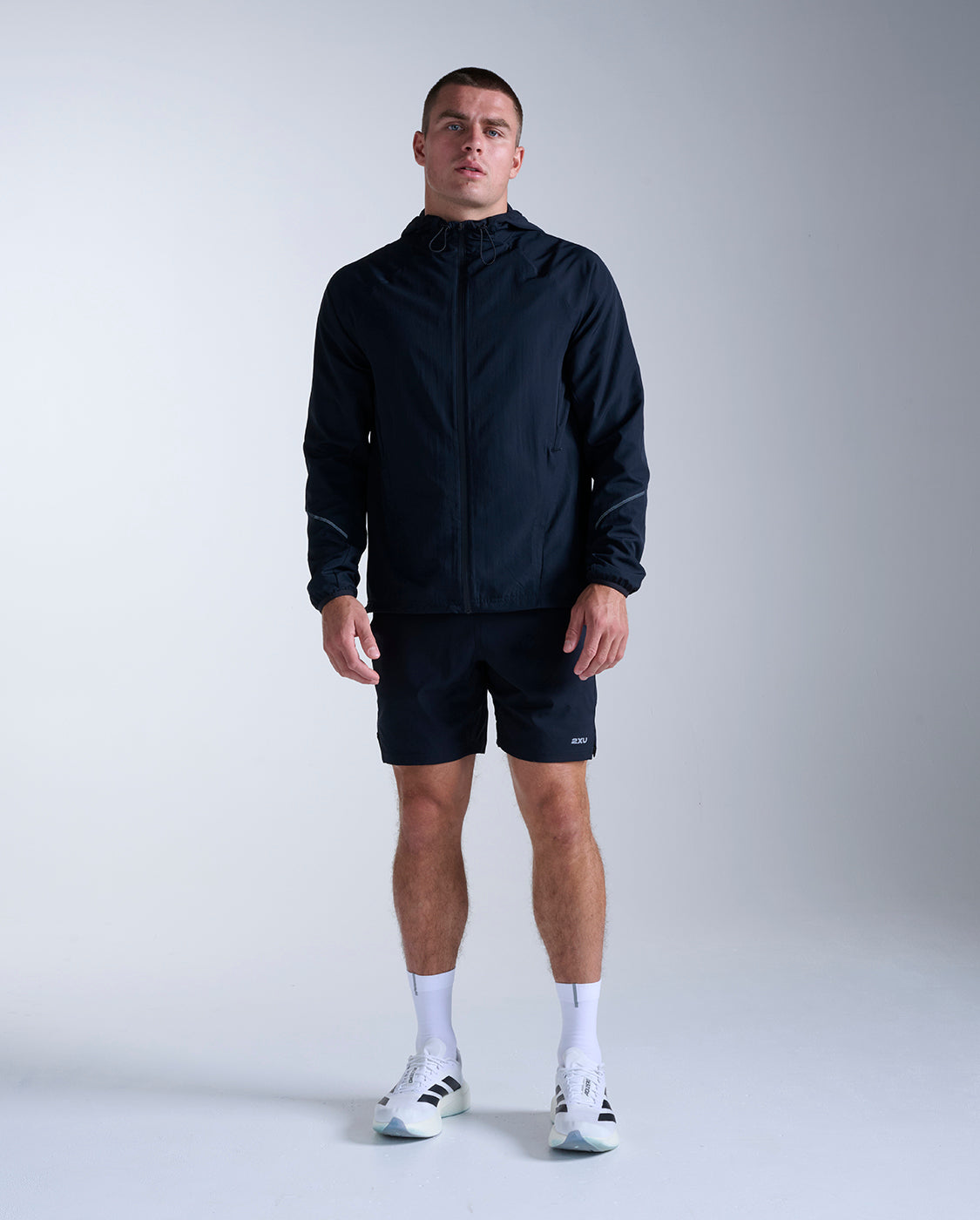 2xu-aero-hex-windbreaker-giacca-antivento-running-uomo-nera image 1