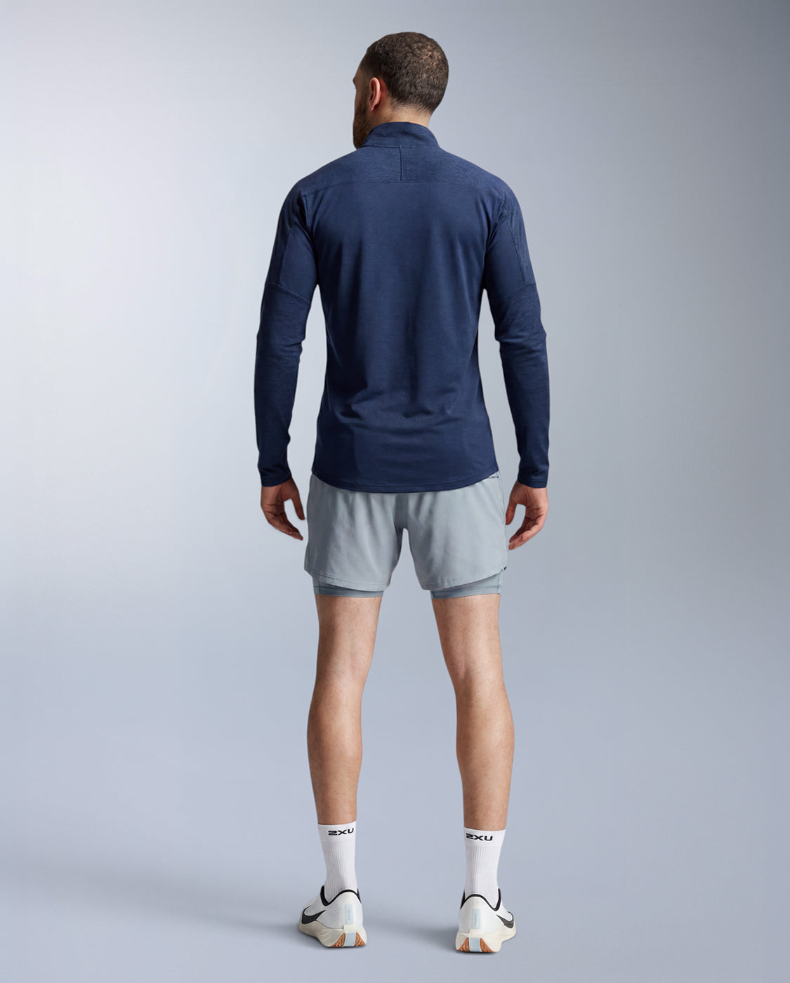 2xu-aero-1-2-zip-maglia-running-uomo-blu-slim image 3
