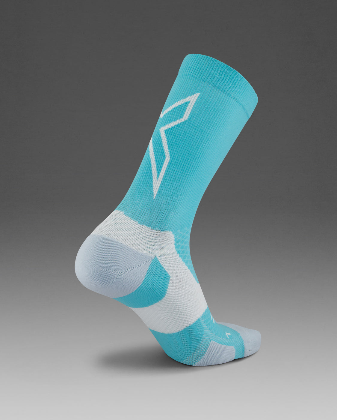 2xu-vectr-light-cushion-crew-calze-running-azzurro-chiaro image 3