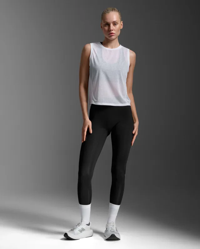 2xu-relight-crop-tank-donna-top-training-bianco-ultraleggero image 1