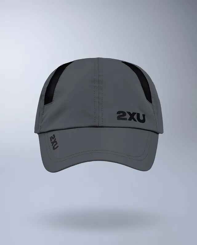 2xu-run-cap-cappellino-running-unisex-grigio image 1