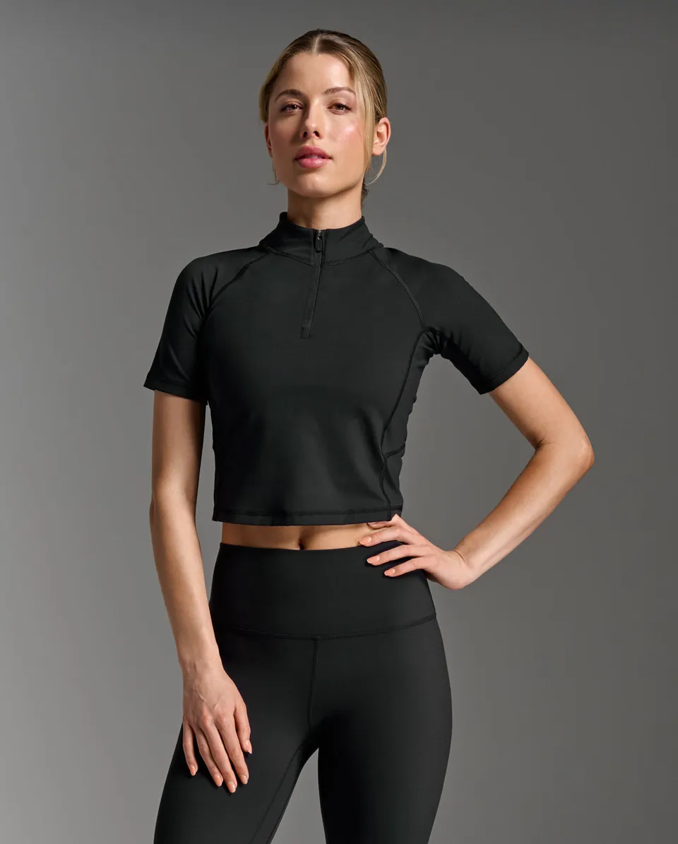 2xu-form-soft-touch-1-2-zip-tee-maglia-training-donna image 1