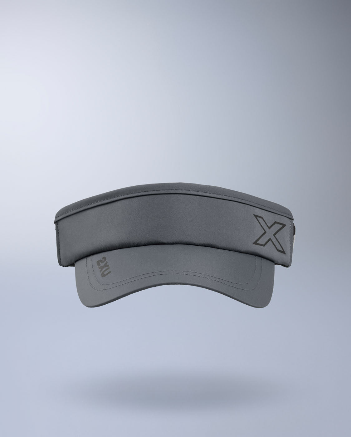 2xu-performance-visor-grigio-visiera-running-unisex image 2