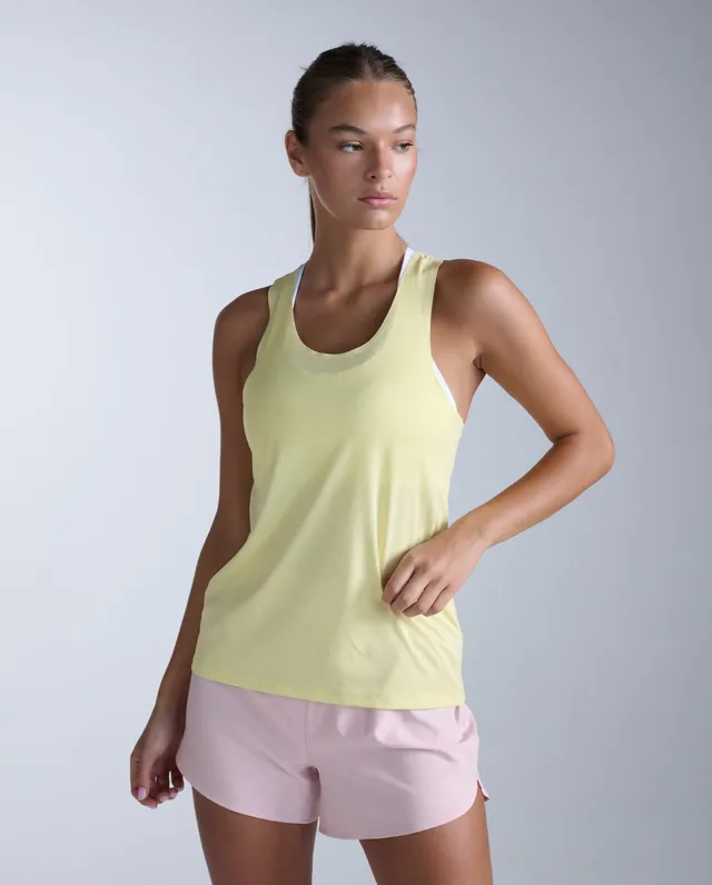 2xu-light-speed-tech-singlet-canotta-running-donna-giallo image 1