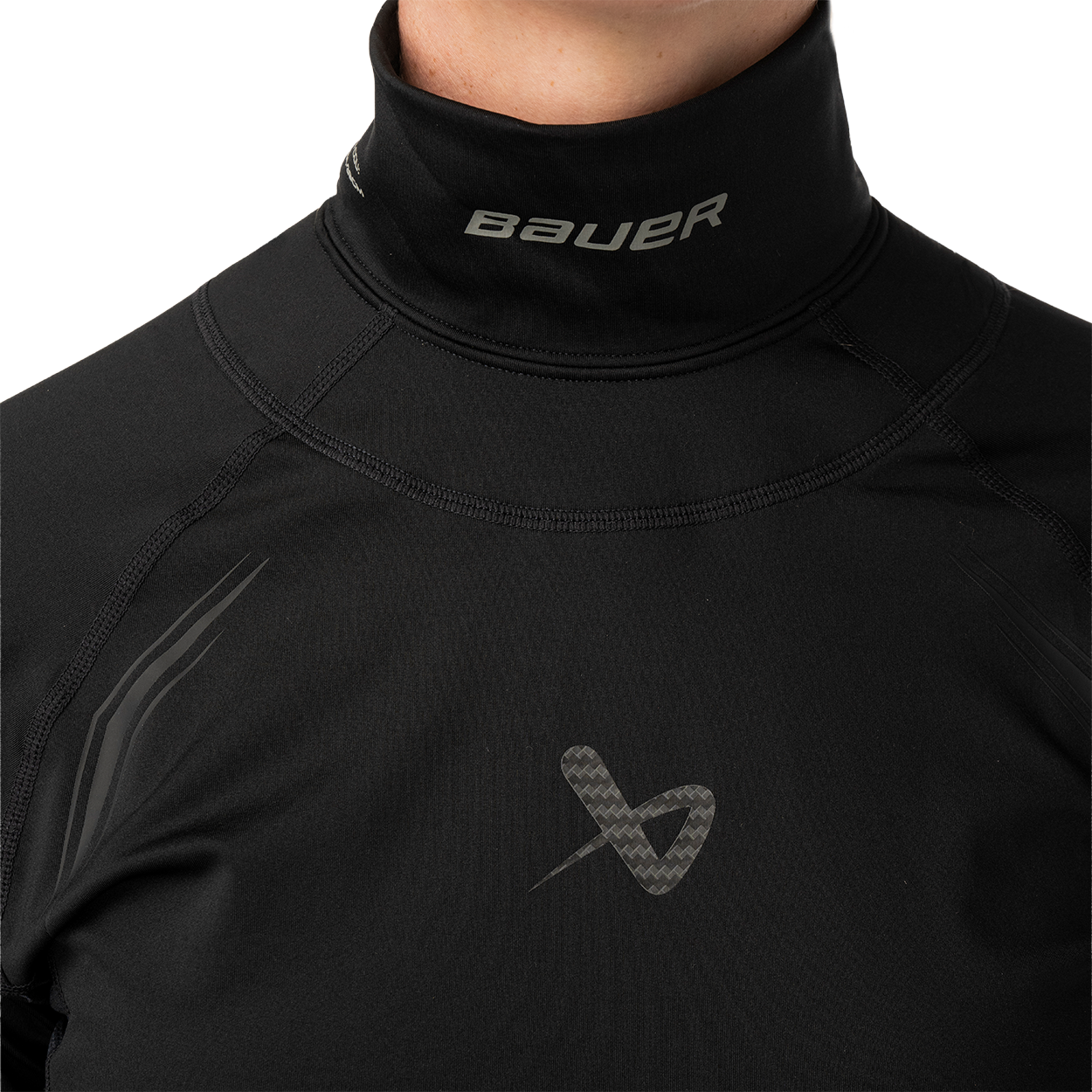 bauer-bodyguard-baselayer-protettivo-donna-con-collo-kevlar image 2