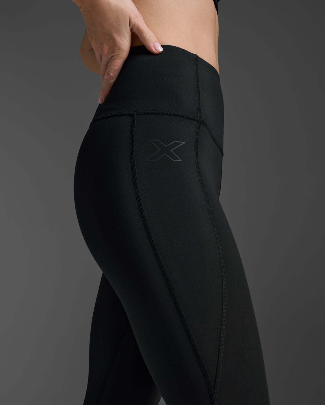 2xu-form-soft-touch-hi-rise-compression-tights-nero image 6