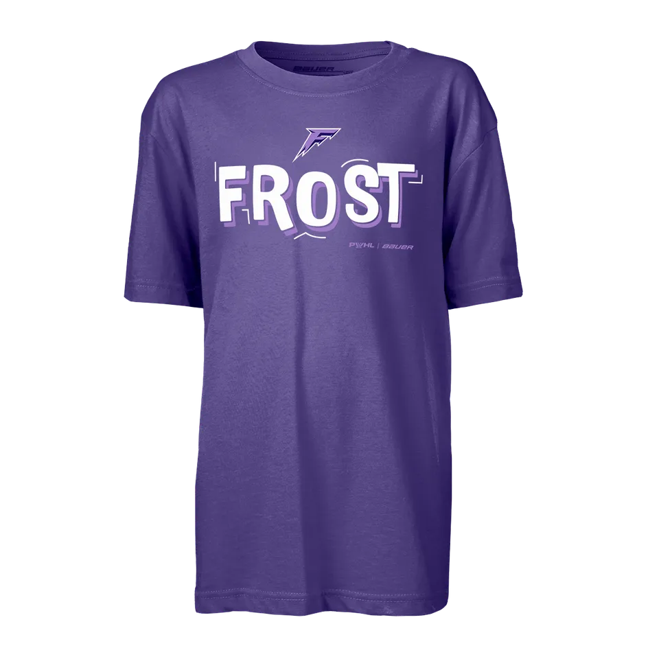 bauer-pwhl-graphic-tee-minnesota-youth-t-shirt-manica-corta image 1