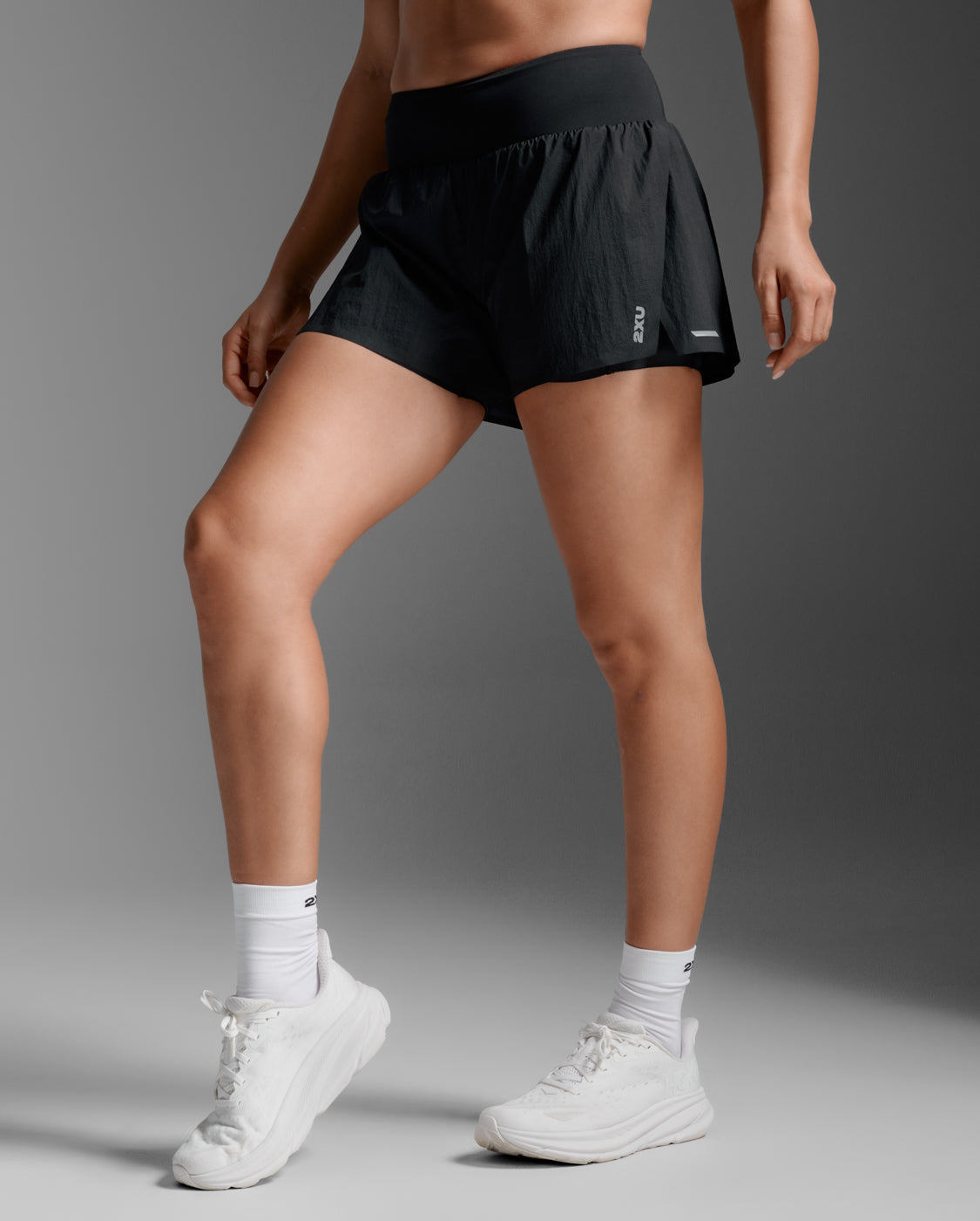 2xu-aero-hi-rise-2-in-1-shorts-3-pollici-donna-nero image 5