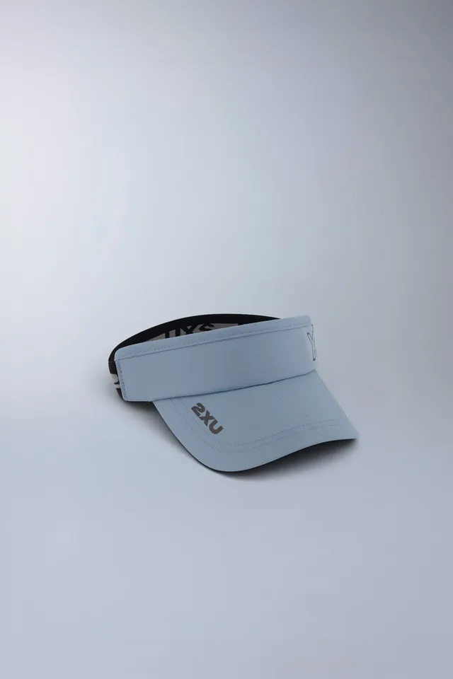 2xu-performance-visor-visiera-running-blu-unisex image 1