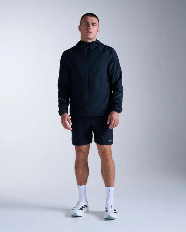 2xu-aero-hex-windbreaker-giacca-antivento-running-uomo-nera image 1