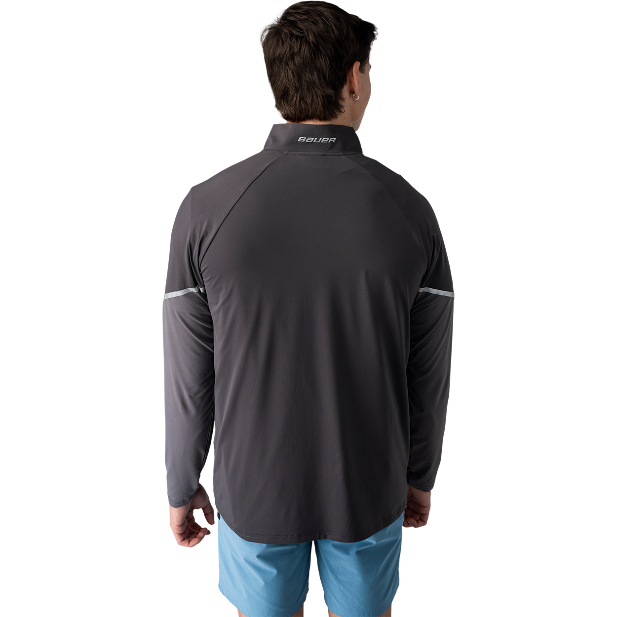 bauer-lightweight-knit-felpa-quarter-zip-golf-collection image 2
