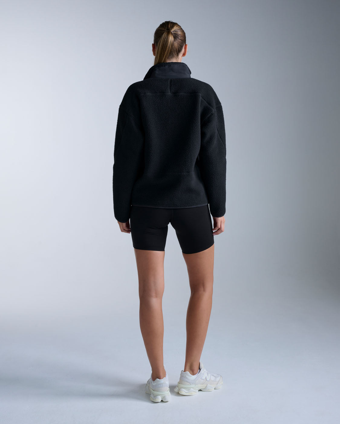 2xu-sherpa-zip-fleece-pile-full-zip-donna-nero image 5