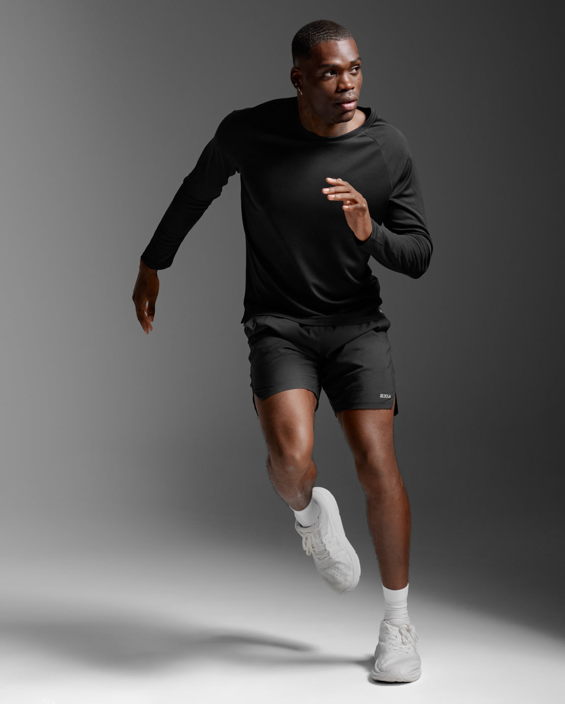 2xu-aero-long-sleeve-maglia-running-nero-2 image 5