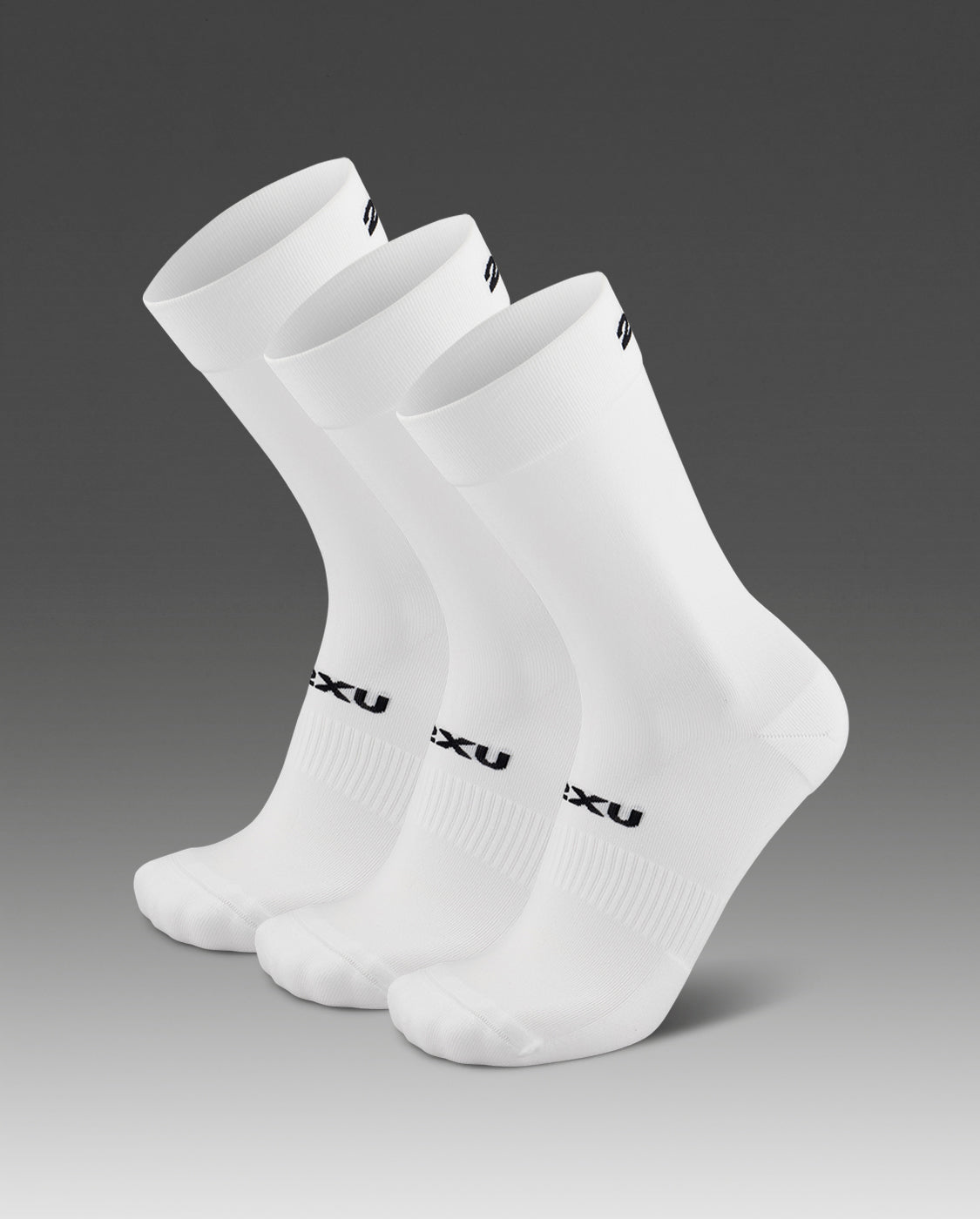 2xu-crew-socks-3-pack-calze-running-uomo-bianco image 1