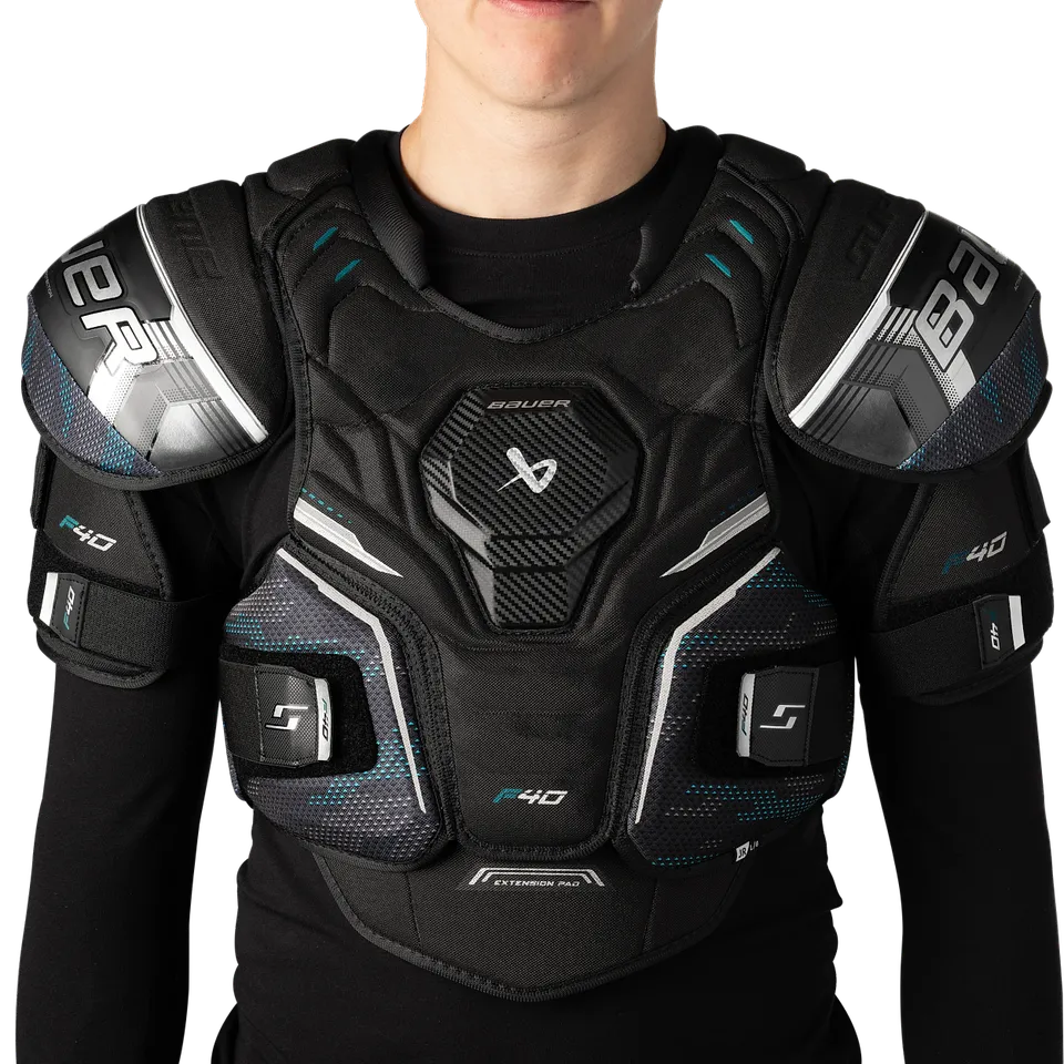 bauer-supreme-f40-junior-spallaccio-hockey-su-ghiaccio image 1