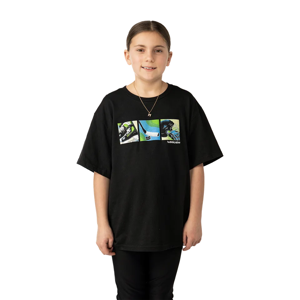 bauer-element-graphic-tee-youth-t-shirt-hockey-ragazzo image 1