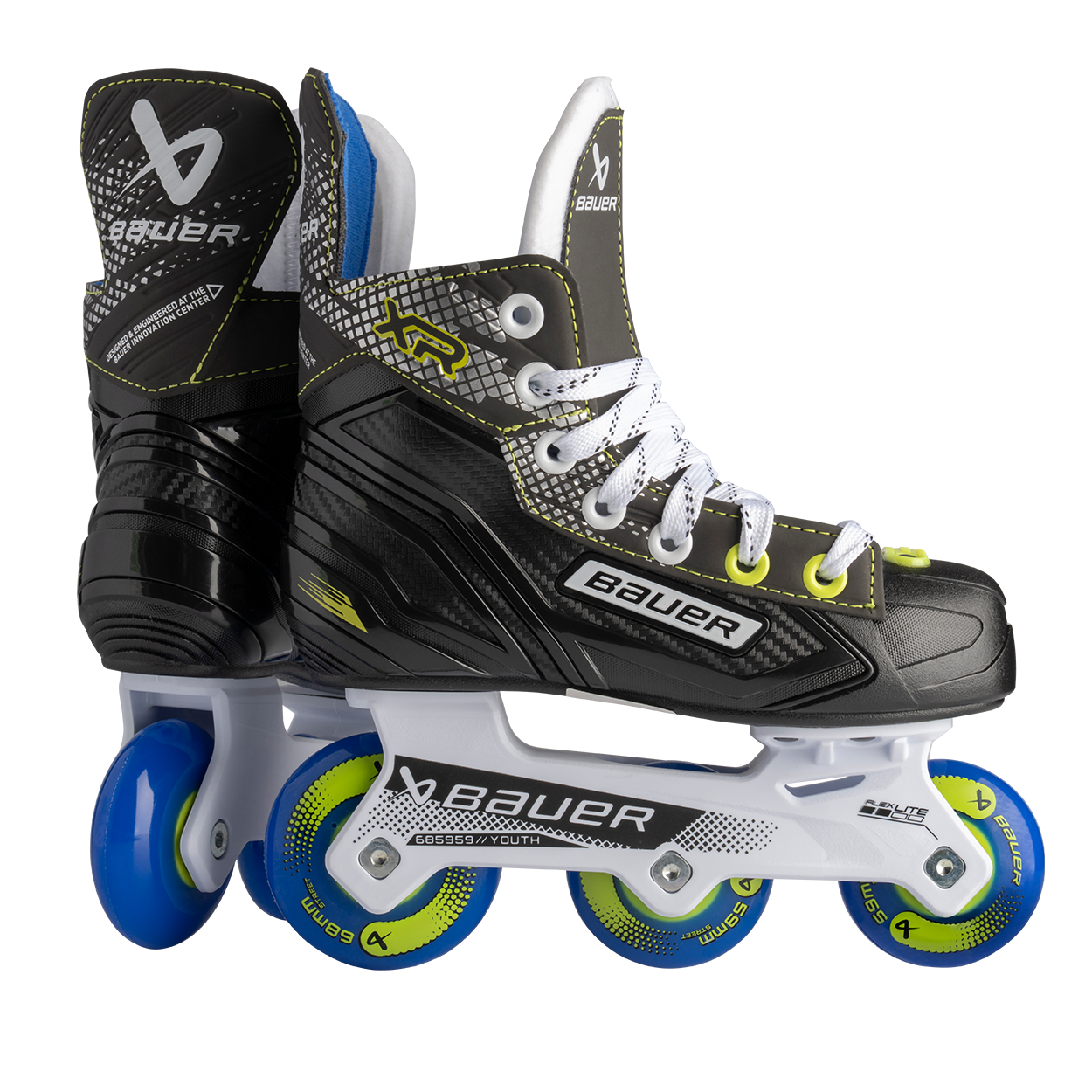bauer-xr-rh-skate-youth-pattini-roller-hockey-bambino image 1